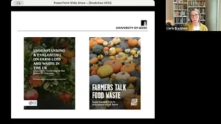 Dr Carrie Bradshaw | 'Food Waste Law and Policy - Fit for purpose?'