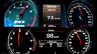 AUDI RS6 2010 VS AUDI RS6 2018 Acceleration test