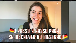 PASSO A PASSO PARA FAZER UM MESTRADO NA ALEMANHA