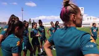 SELEÇÃO FEMININA faz último treino em PORTUGAL antes da COPA DO MUNDO 2019