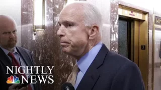Senate John McCain and Republicans Keep Health Care Bill Secret Ahead of Vote | NBC News