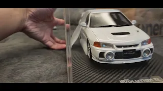 Mitsubishi Lancer Evolution IV (Scale 1/18) by One Model - Unboxing