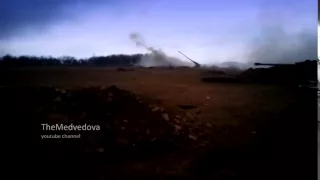 Артиллерия сил АТО   Ukrainian artillery fires  Украина  Новости  Сегодня Декабрь War in Ukraine 13
