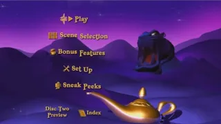 Aladdin (1992) - Dvd Menu Walkthrough