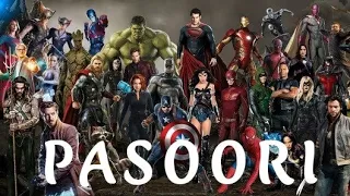 Pasoori × AVENGERS || MULTIFANDOME ||  DC | MARVEL | WB | XMEN | AKB SUPER