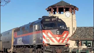 Railfanning the Metra Evening Rush Hour at Tinley Park, IL