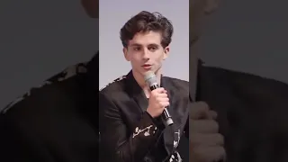 Timothee chalamet being cute for 12 seconds straight.