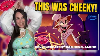 THIS WAS CHEEKY! | FIRST TIME REACTION 💔 Hell's Greatest Dad Sing-Along | Hazbin Hotel | Prime Video