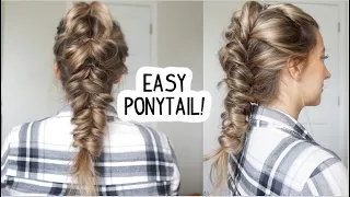 HOW TO: PULL THROUGH PONYTAIL - SHORT, MEDIUM, & LONG HAIRSTYLE!