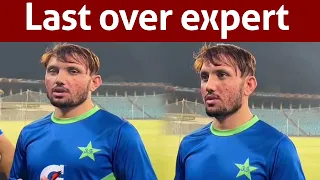 Zaman Khan tells why he loves to bowl last overs