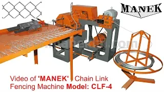 Manek - Chain Link Fencing Machine Model: CLF-4