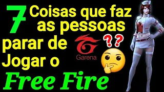 7 Motivos ô porquê as pessoas estão parando de jogar Free Fire./André soares🔝