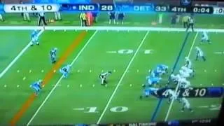 Lions vs  Colts final second clutch game 12 2 12