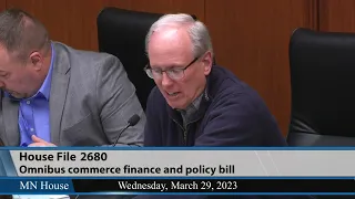 House Commerce Finance and Policy Committee 3/29/23