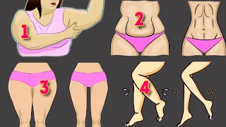 ARM + BELLY + THIGHS + CALVES | Burn FAT + CELLULITE | 4in1 Easy to Do