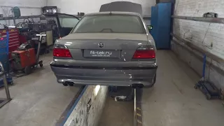 Стреляющий огнем BMW 740 в кузове E38. Filitek Race Exhaust.