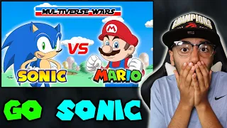Super Mario vs Sonic the Hedgehog Animated - Multiverse Wars! (Mike Bettencourt) | Reaction!
