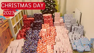 Family Of 7 FULL CHRISTMAS DAY 2023 | Opening Presents