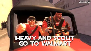 (15.ai TF2) Heavy and Scout go to Walmart.
