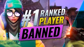 #1 Ranked EU Pro Player BANNED For CHEATING In Valorant