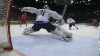 Petri Vehanen Incredible save on Evgeni Malkin | IIHF WC 2010