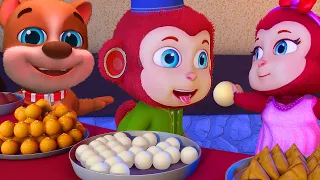 Bandar Mama Pahan Pajama | बन्दर मामा पहन पजामा | Hindi Balgeet Rhymes - 3D Animated Hindi Rhymes