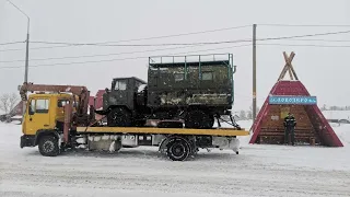 Перевозка ГАЗ - 66. Ловозеро-Мурманск .
