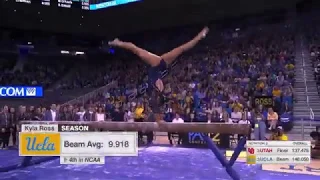 Kyla Ross Beam UCLA vs Utah 2020 9.975