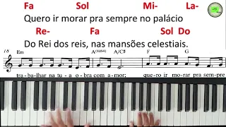 Dá me um coração humilde e reto/ Teclado / Cifra e Partitura