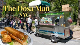 Eating Dosas from the Famous Dosa Man in NYC