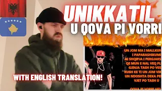 🇦🇱🇽🇰 Unikkatil - U Qova Pi Vorri [DEEP UK 🇬🇧 REACTION & BREAKDOWN]