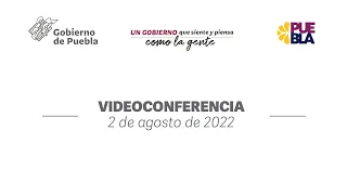 Videoconferencia 2 de agosto de 2022