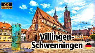 Villingen | The strangest and most beautiful town | 13th century ancient city gate | 4K 🚶