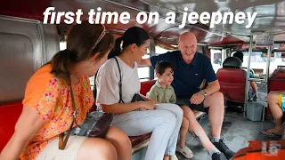 Parents Ride The Jeepney For The First Time!