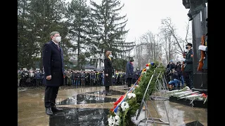 Ceremonia de depunere a coroanelor de flori - Ziua Memoriei și Recunoștinței - 2 martie 2022