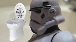 Stormtrooper Uses The Bathroom!!!