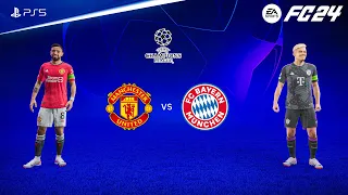 FIFA 24 - Manchester United vs Bayern Munich | UCL 23/24 Gameplay | PS5™ [4K60]