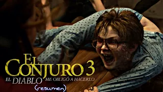 El conjuro 3 : el diablo me obligo a hacerlo | Pelicula de terror (resumen)