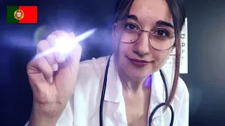 [ASMR em Português] Exame dos Nervos Cranianos | Roleplay Medico com a Dr. Maya