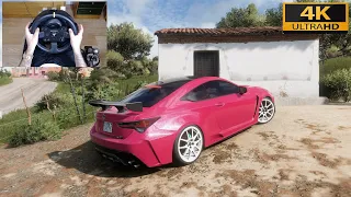Forza Horizon 5 - LEXUS RCF TRACK EDITION - Test Drive with THRUSTMASTER TX + TH8A - 4K