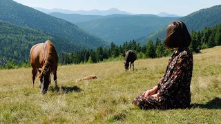 ПОЛОНИНА МУНЧЕЛИ: щаслива доза "іпотерапії" з гуцульськими кіньми /12 вересня 2021/Покутські Карпати