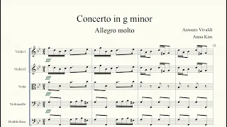 Vivaldi - Concerto for Strings and B. C. in G minor, RV 152