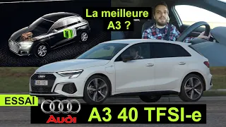 Essai Audi A3 40 TFSIe : L'hybride lui va si bien !