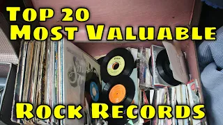 Top 20 Most Valuable Vintage Rock Records