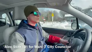 Aleczander Stith - Burlington VT Ward 7 City Council Candidate - Drive Along