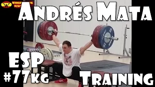 Andrés Mata (ESP, 77KG) | feat. Arnold Schwarzenegger | Olympic Weightlifting Training | Motivation