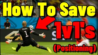 SAVE MORE 1V1s As A Goalkeeper - 1V1 Positioning - How To Save Chip Shots - Tips And Tutorial