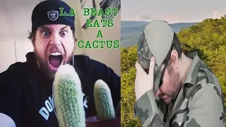 [Reupload] L.A. Beast Eats A Cactus (skippy62able) REACTION!!! (BBT)