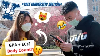 Asking Yale Students How They Got Into Yale + Average Body Count? P2 *JUICY Q&A*