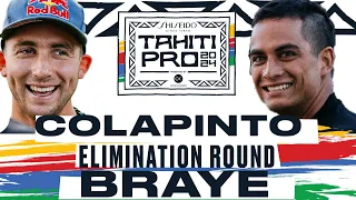 Griffin Colapinto vs Mihimana Braye | SHISEIDO Tahiti Pro pres by Outerknown 2024